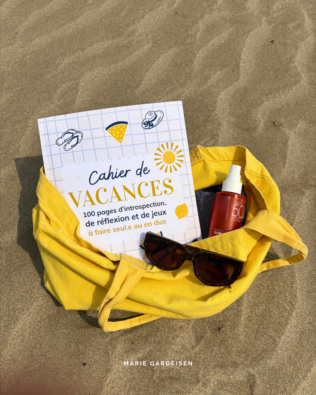 Intérieur du cahier de vacances